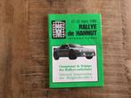 Cahier des règles du Rallye du Hannut 1986, Livres, Enlèvement ou Envoi, Comme neuf