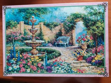 NIEUW puzzel 1500 st - Jumbo - Bij de fontein beschikbaar voor biedingen