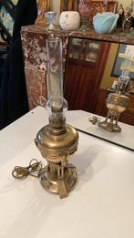 Lampe a pétrole électrifiée style empire, Enlèvement ou Envoi, Cuivre ou Bronze