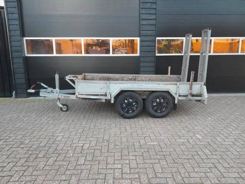 PETERS Machinetransporter 2700KG oprijplaten transporter, Autos : Divers, Remorques, Utilisé