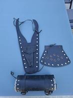 lederen custom stukken motor, Motoren, Accessoires | Koffers en Tassen, Ophalen of Verzenden, Zo goed als nieuw