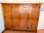 eiken slaapkamer kast en bed 25 euro, Ophalen