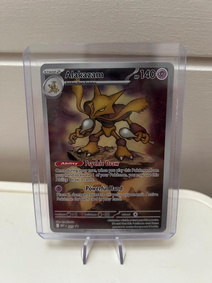 Pokemon Alakazam 009 mega evolution promo kaart, Hobby en Vrije tijd, Verzamelkaartspellen | Pokémon, Nieuw, Losse kaart, Ophalen
