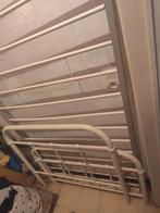Bedframe in wit ijzer, Huis en Inrichting, Ophalen, Zo goed als nieuw