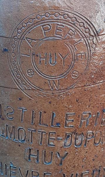 Fles zandsteen Jenever "La Perle” in Huy. Wilemotte-Dupont beschikbaar voor biedingen