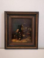 Antiek schilderij op paneel, Ophalen of Verzenden