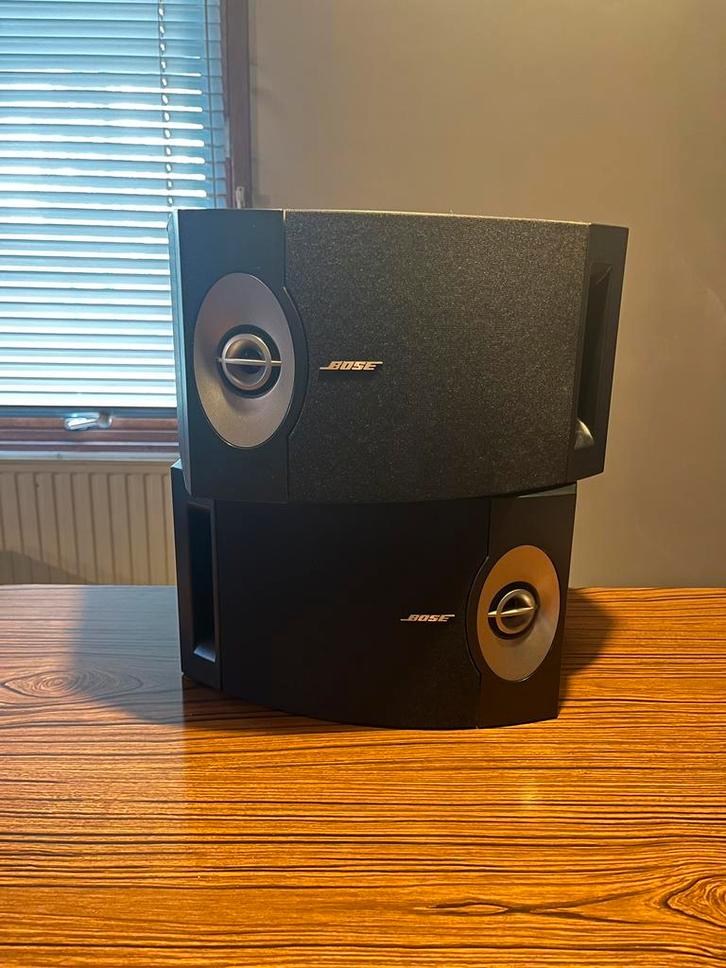 Bose 201 V set, 120 watt/stuk, topstaat!, Audio, Tv en Foto, Luidsprekerboxen, Zo goed als nieuw, Front, Rear of Stereo speakers