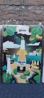 Metalen reclamebord Corona (nr 16), Ophalen of Verzenden, Nieuw, Reclamebord
