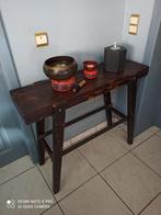 oude grenen console meubel, Nieuw, 25 tot 50 cm, Grenenhout, Rechthoekig