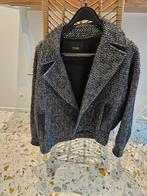 Manteau Maje court en laine et cuir, Vêtements | Femmes, Vestes | Hiver
