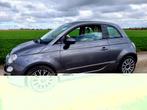 Fiat 500 lounge 1.2i 69 pk panoramadak 95.000 km 11/2013, Te koop, Elektrische ramen, Zilver of Grijs, Stadsauto