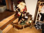 Kerstman met slee, Ophalen of Verzenden, Zo goed als nieuw