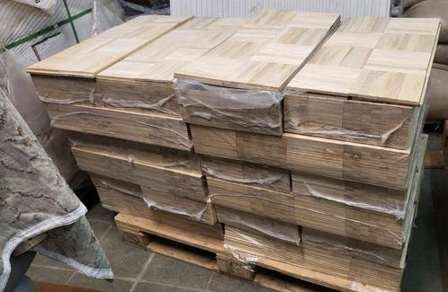 Massief parket +/- 170m², Doe-het-zelf en Bouw, Vloerdelen en Plavuizen, Nieuw, Parket, Hout, 50 tot 150 cm, 10 tot 30 cm, 10 m² of meer