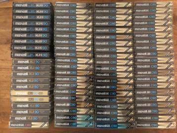 80 gebruikte Maxell cassettebandjes beschikbaar voor biedingen