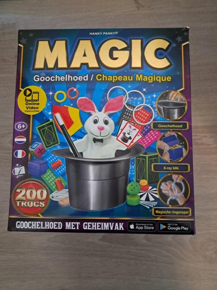 Magic Goocheldoos met Hoed en Pluche Konijn, Kinderen en Baby's, Speelgoed | Educatief en Creatief, Gebruikt, Ontdekken, Ophalen