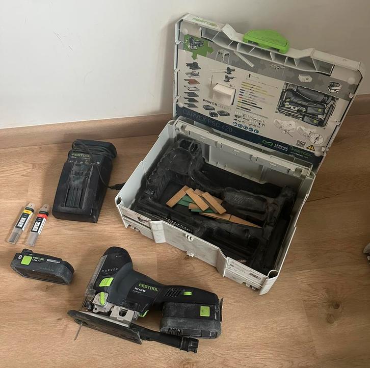 Festool decoupeerzaag Carvex PSC 420, Doe-het-zelf en Bouw, Gereedschap | Zaagmachines, Gebruikt, Decoupeerzaag, Ophalen