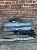 Slimline goot / terrasgoot 14m, Doe-het-zelf en Bouw, Buizen en Afvoer, Ophalen, Zo goed als nieuw, Aluminium