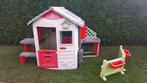Speelhuisje met buitenkeuken Smoby met accesoires, Kinderen en Baby's, Ophalen, Gebruikt