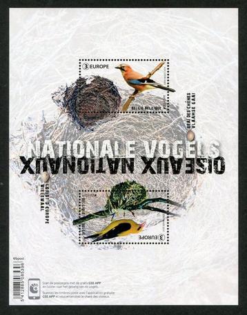 BL278 Europese Postzegels Nationale vogels beschikbaar voor biedingen