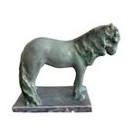 Figurine de cheval en céramique turquoise par Domien Ingels, Enlèvement