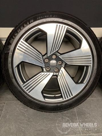 21” originele Audi Etron velgen + Michelin banden 5x112 4KE  beschikbaar voor biedingen