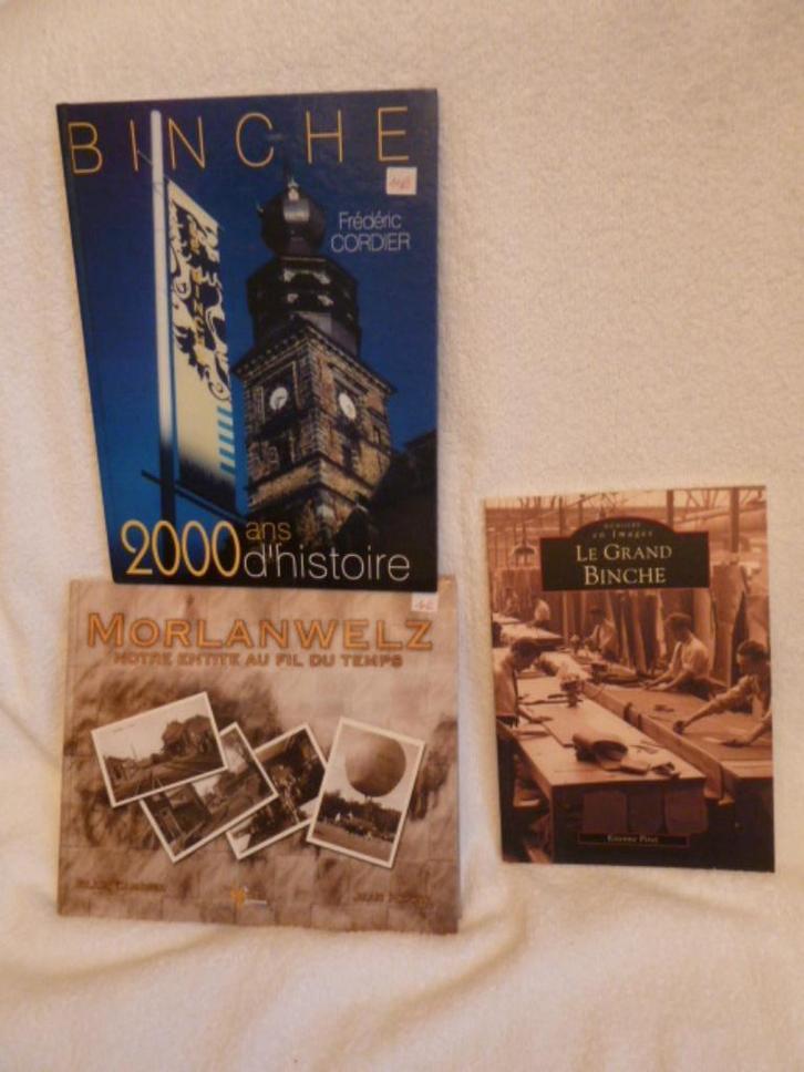 3 beaux livres Binche & Morlanwelz, des centaines de photos., Livres, Histoire & Politique, Comme neuf, Enlèvement ou Envoi