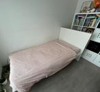 Bed, Huis en Inrichting, Ophalen, 90 cm, Eenpersoons, Wit