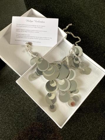 Magnifique collier - Helga Verlinden, Enlèvement ou Envoi, Neuf, Argent, Autres matériaux
