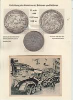 Medaille (groot) oprichting protektoraat Böhme & Mähren + fo, Verzenden, Overige soorten, Embleem of Badge