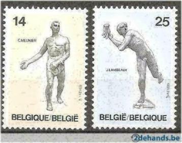 Belgie 1991 - Yvert/OBP 2400-2401 - Beeldhouwwerken (PF)
