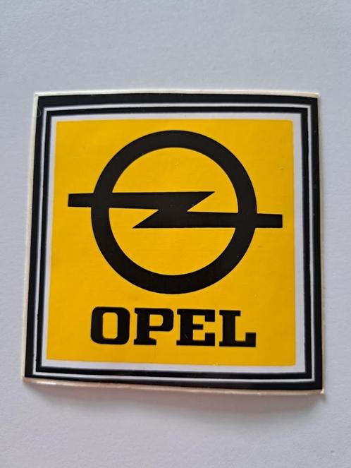 Autocollant vintage - Opel - Bon état, Collections, Autocollants, Comme neuf, Voiture ou Moto, Enlèvement ou Envoi