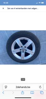 Set van 4 winterbanden met velgen AUDI A4, Auto-onderdelen, Ophalen, Gebruikt, Velg(en), Winterbanden