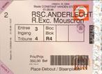 Ticket Anderlecht Mouscron, Collections