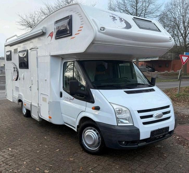 Ford Roller Team Elliot 6pers--airco-CT.ok, Caravanes & Camping, Camping-cars, Particulier, jusqu'à 6, Alcôve, Ford, Ford, Diesel