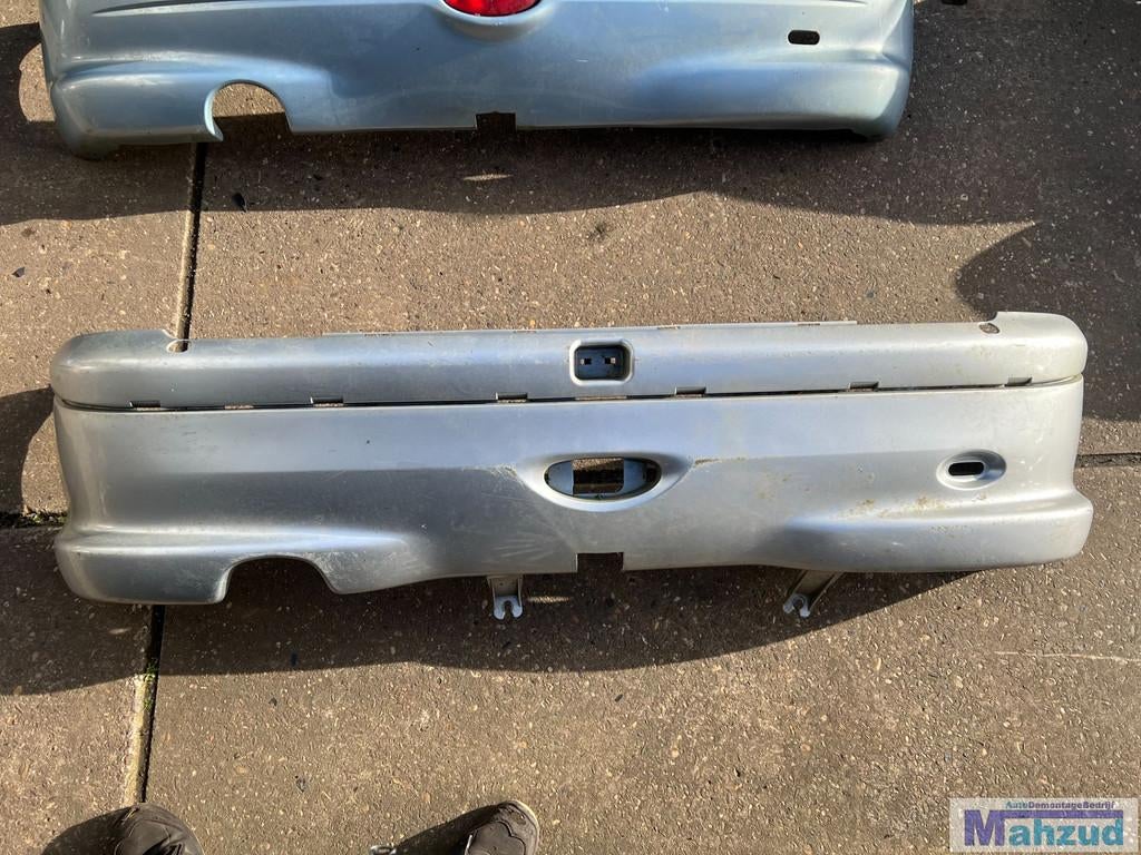 PEUGEOT 206 grijs zilver Achterbumper 1998-2006, Auto-onderdelen, Carrosserie, Bumper, Peugeot, Gebruikt