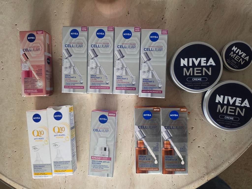 Nivea lot/set, Ophalen