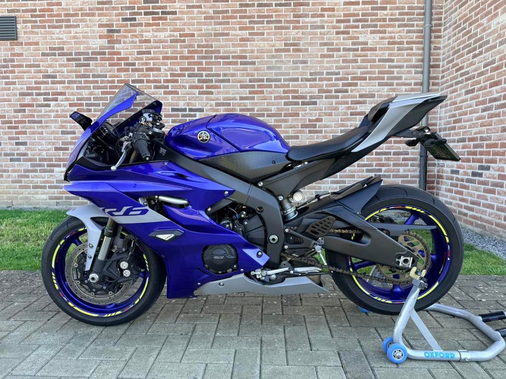 Yamaha YZF-R6 Blue 2020, 4 cilinders, Motorrijbewijs A, Gebruikt, Super Sport
