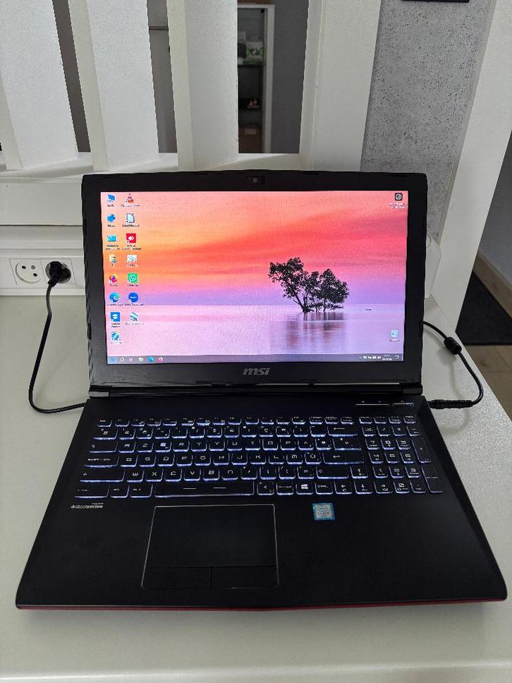 PC Portable MSI GP62, Computers en Software, Windows Laptops, Gebruikt, 15 inch, HDD, SSD, 2 tot 3 Ghz, 8 GB, Azerty, Met videokaart