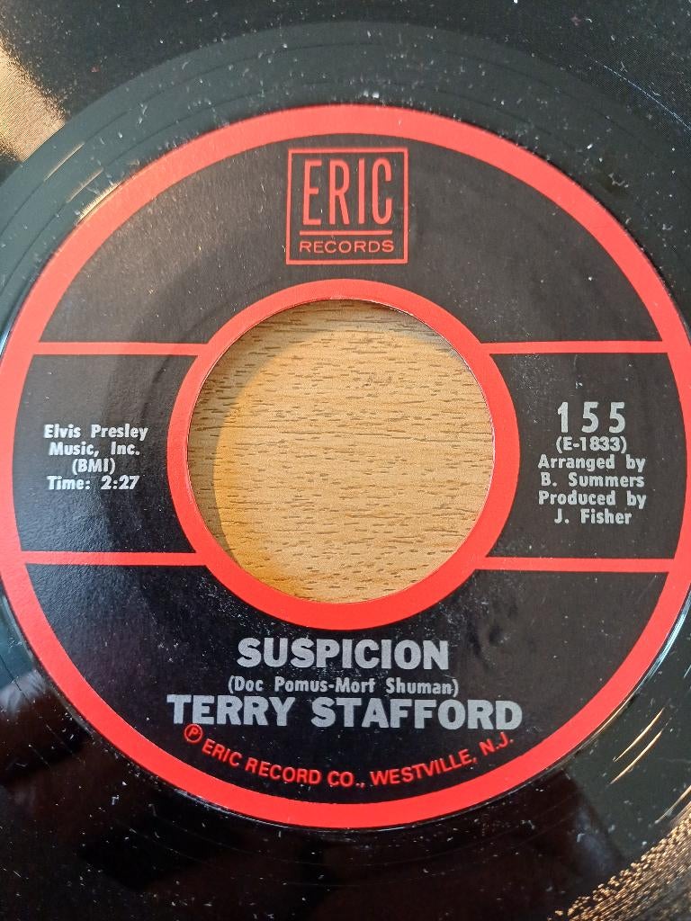 Terry Stafford – Suspicion / I'll Touch A Star, 7 inch, Single, Ophalen of Verzenden, Zo goed als nieuw