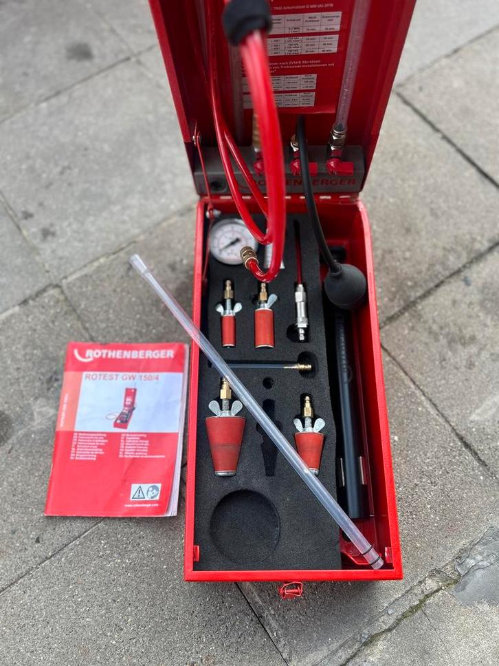 ROTHENBERGER ROTEST GW 150/4 – Testeur pression gaz/eau, Bricolage & Construction, Chauffage & Radiateurs, Enlèvement ou Envoi