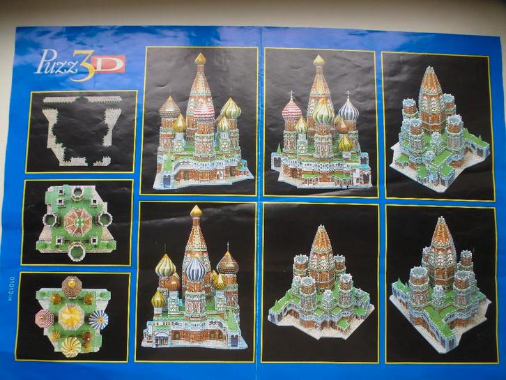 PUZZLE MB 3D BASILIC CATHEDRAL, Hobby & Loisirs créatifs, Sport cérébral & Puzzles, Comme neuf, Rubik's Cube ou Puzzle 3D, 500 à 1500 pièces