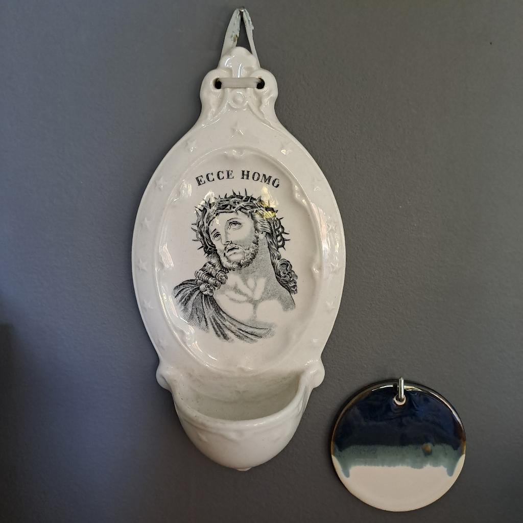 Bénitier 19e siècle P. Regout Maastricht, Enlèvement ou Envoi