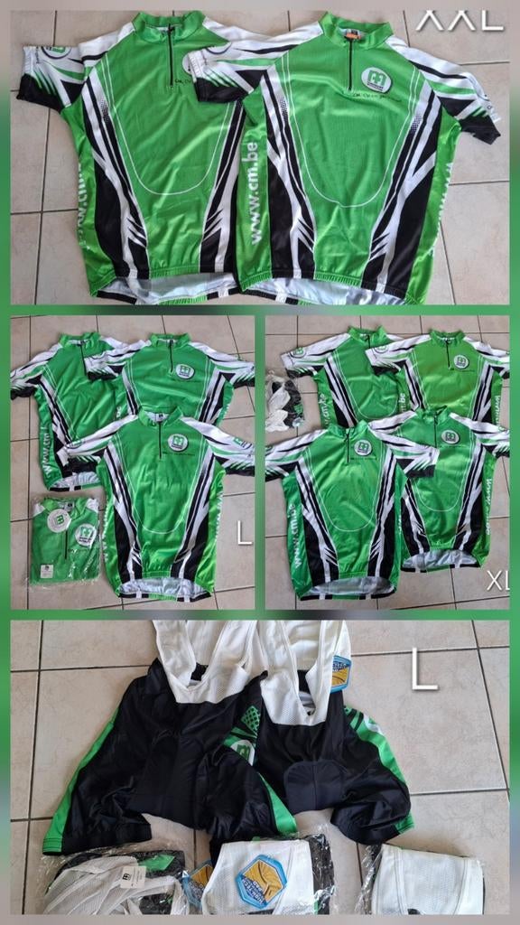 16x fietskleding mt L, XL en XXL (geheel of apart) zie foto, Ophalen of Verzenden, Zo goed als nieuw, S