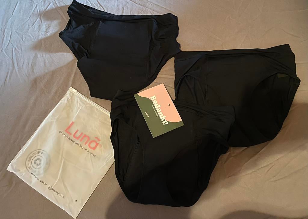 Menstruatie ondergoed (nieuw) maat 40-42, Enlèvement, Noir, Autres types