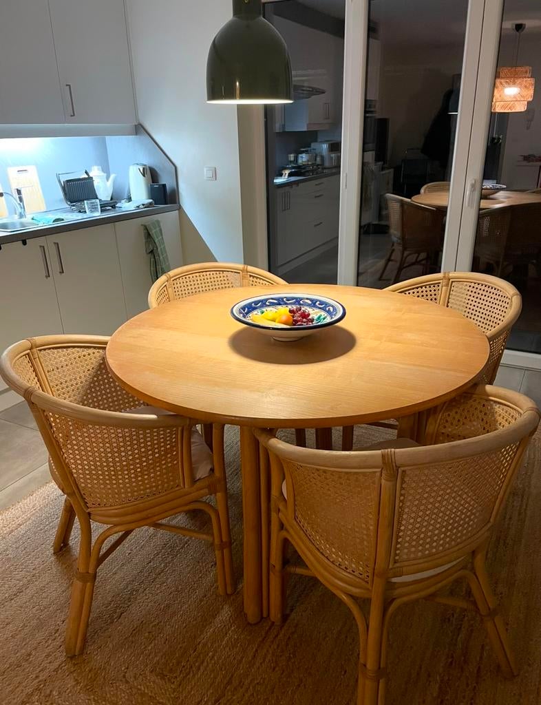 Rotan stoelen, Maison & Meubles, Salles à manger complètes, Comme neuf, Enlèvement