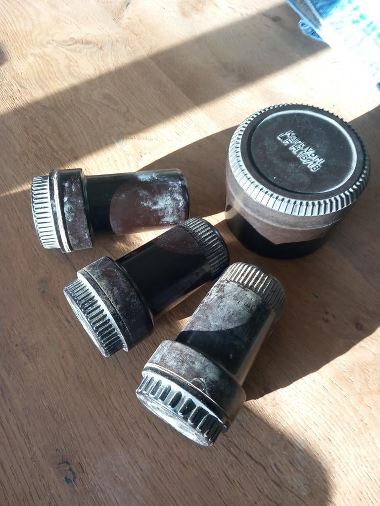 Lotje Duitse bakelieten Zunderbuchsen WO2, origineel, Ophalen of Verzenden