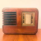 RADIO À TUBE ART DÉCO PHONOLA 521 TRANSPORTABLE 1939 RARE, Envoi