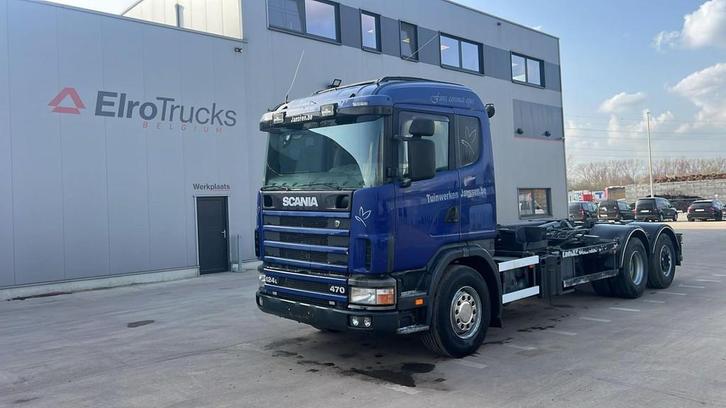 Scania 124 - 470 (BELGIAN TRUCK / 6X2 / PDE / GOOD CONDITION, Autos, Camions, Entreprise, Achat, ABS, Air conditionné, Rétroviseurs électriques
