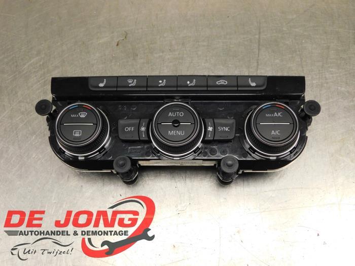 Panneau de commandes chauffage d'un Volkswagen Golf Sportsva, Volkswagen, -, 3 mois de garantie, Utilisé