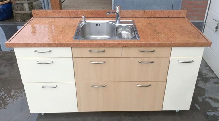 Unité de cuisine Siematic, cuisine extérieure, kitchenette, Jardin & Terrasse, Cuisines extérieures, Comme neuf, Charbon, Autoportant